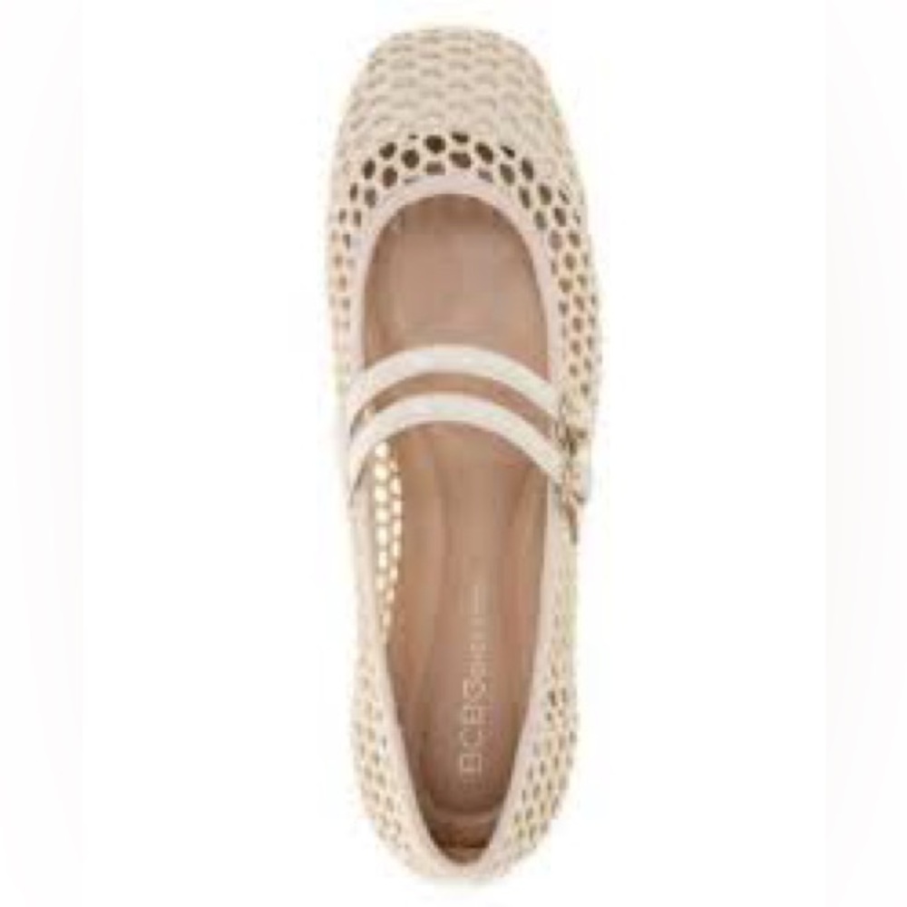 BCBGeneration Cream Mary Jane Flats